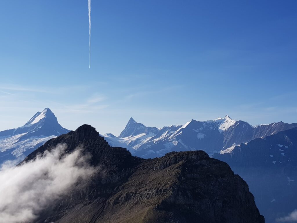 View from Faulhorn Grindelwald Switzerland