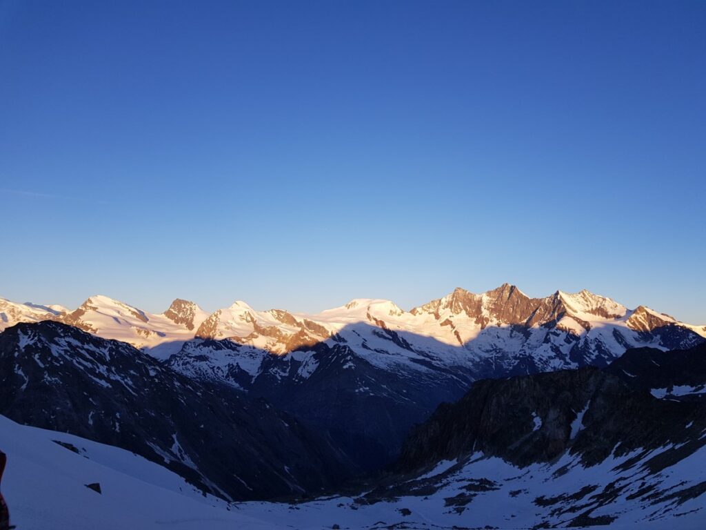 Sunset in Wallis Switzerland